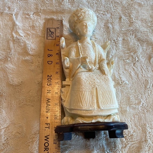 Chinese Asian Ivory Statue Woman - Picture 4 of 5